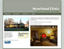 Tablet Screenshot of heartland-clinic.com